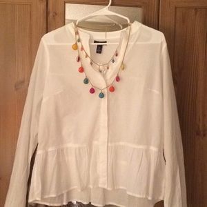 Gap Factory Peplum Shirt